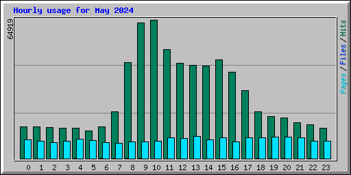 Hourly usage for May 2024